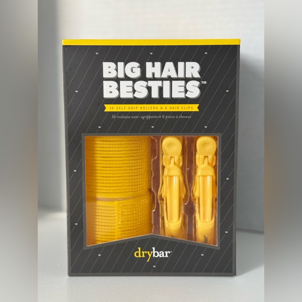Drybar Big Hair Besties 16 Self Grip Rollers & 6 Hair Clips